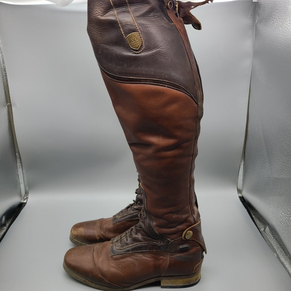 Mountain Horse Harmony Collection Sovereign Riding Boots Leather Sz 7 Slim Tall